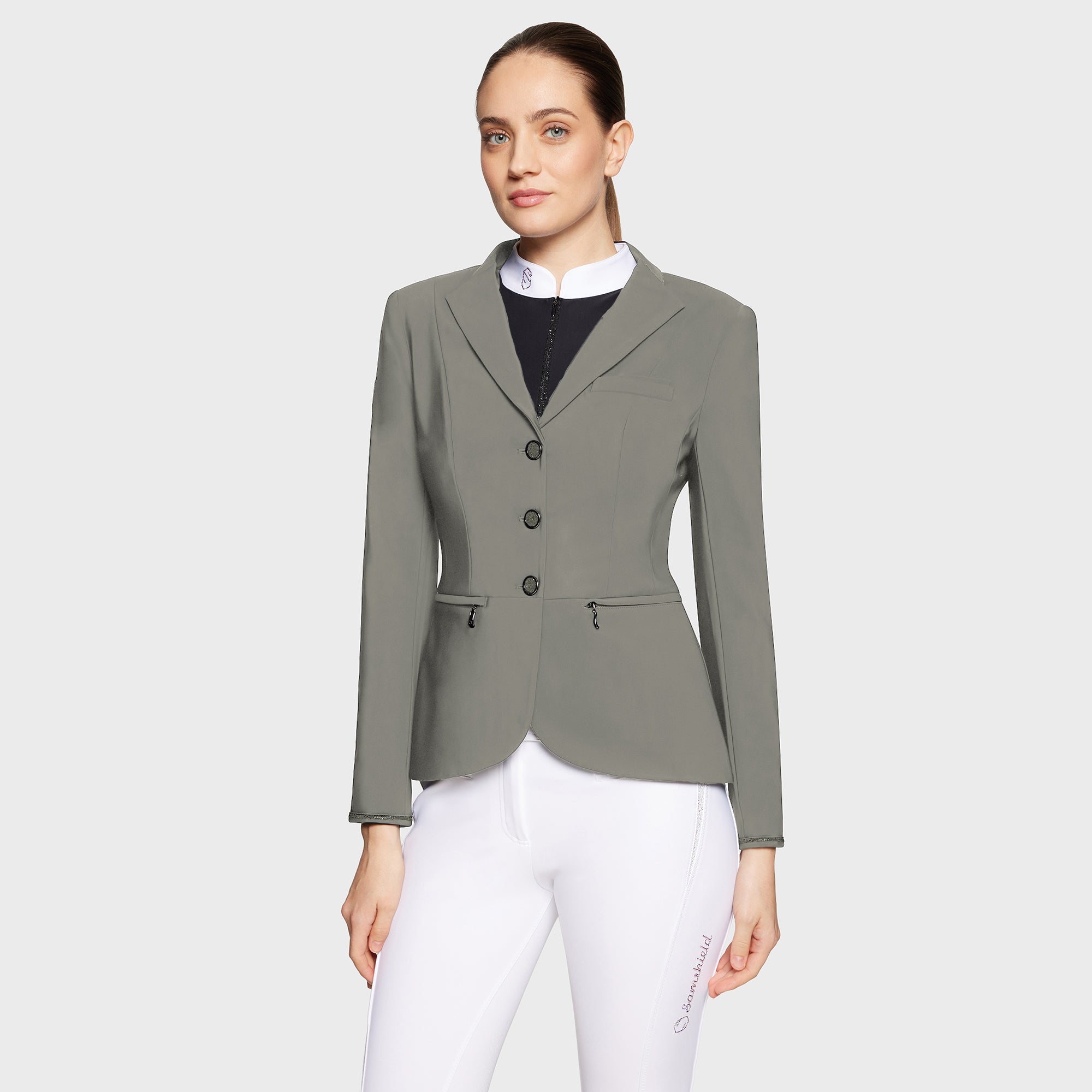 Samshield® Women's Victorine Crystal Fabric Short Front Riding Jacket FW25