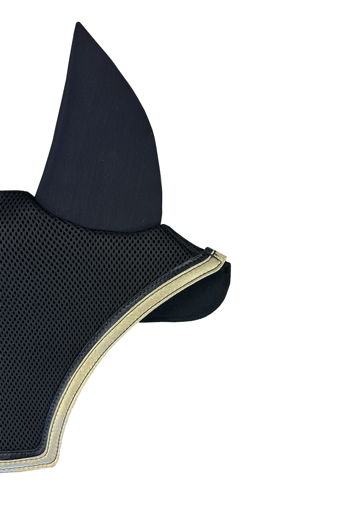 Equifit Custom Silent Ear Bonnet - Double Trim Gold
