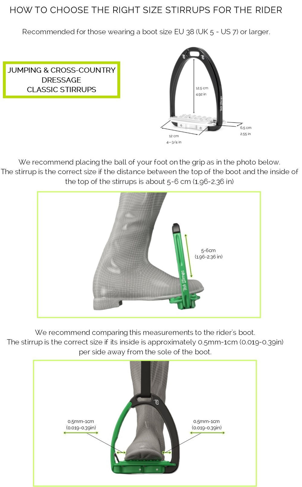 Tech Stirrups Turin Hunter Stirrups
