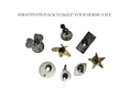 Load image into Gallery viewer, Dubois Cheval Number Pin Charms - Evil Eye