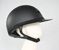 Load image into Gallery viewer, Samshield 1.0 Miss Shield Limited Edition SM Matte Black Trim Top and Band Alcantara Front Band Crystal Fabric Swarovski Black 5 Frontal Jet Black Swarovski Crystals Helmet-Large