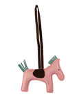 Load image into Gallery viewer, Sparkle Pony Bag Charm Pink Back
