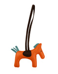 Load image into Gallery viewer, Sparkle Pony Bag Charm Orange Back