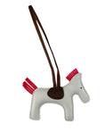 Load image into Gallery viewer, Sparkle Pony Bag Charm Blue Back
