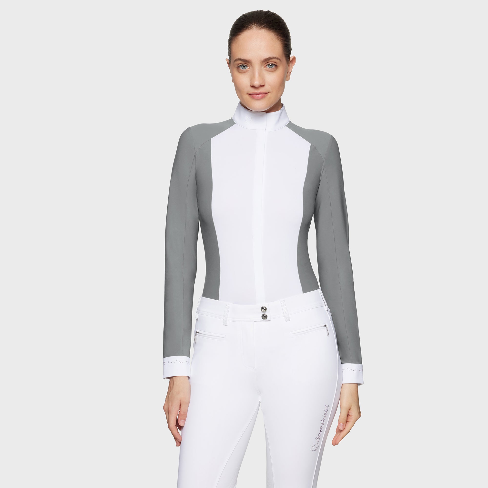 Samshield® Women's Lucia Sport Two-Tone Ladies Long Sleeve Show Shirt FW25 - Two‑Tone, Technical, Elegant