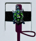 Load image into Gallery viewer, Dubois Cheval Crop Charm - Rhinestone Turtle