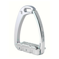 Load image into Gallery viewer, Tech Stirrups Venice Children Stirrups Silver with Clear Swarovski Crystals