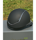 Load image into Gallery viewer, Miss Shadowmatt 2.0 Frontal Band Tiara and Trim With Black Holo Crystals and Chrome Blazon-Custom Helmet
