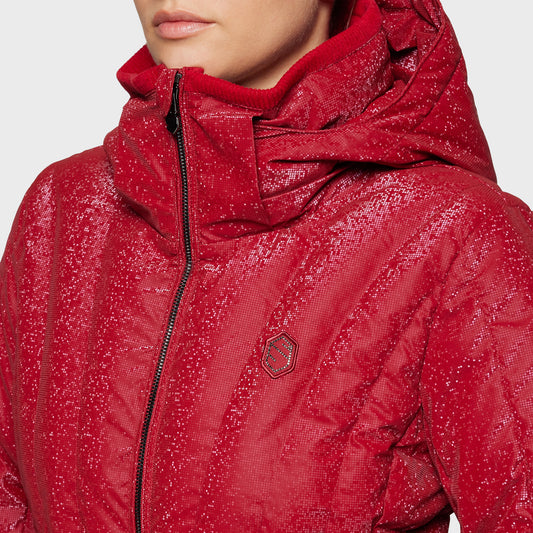 Samshield® Women's Courchevel Ice Print Puffer – Reflective, Warm FW25