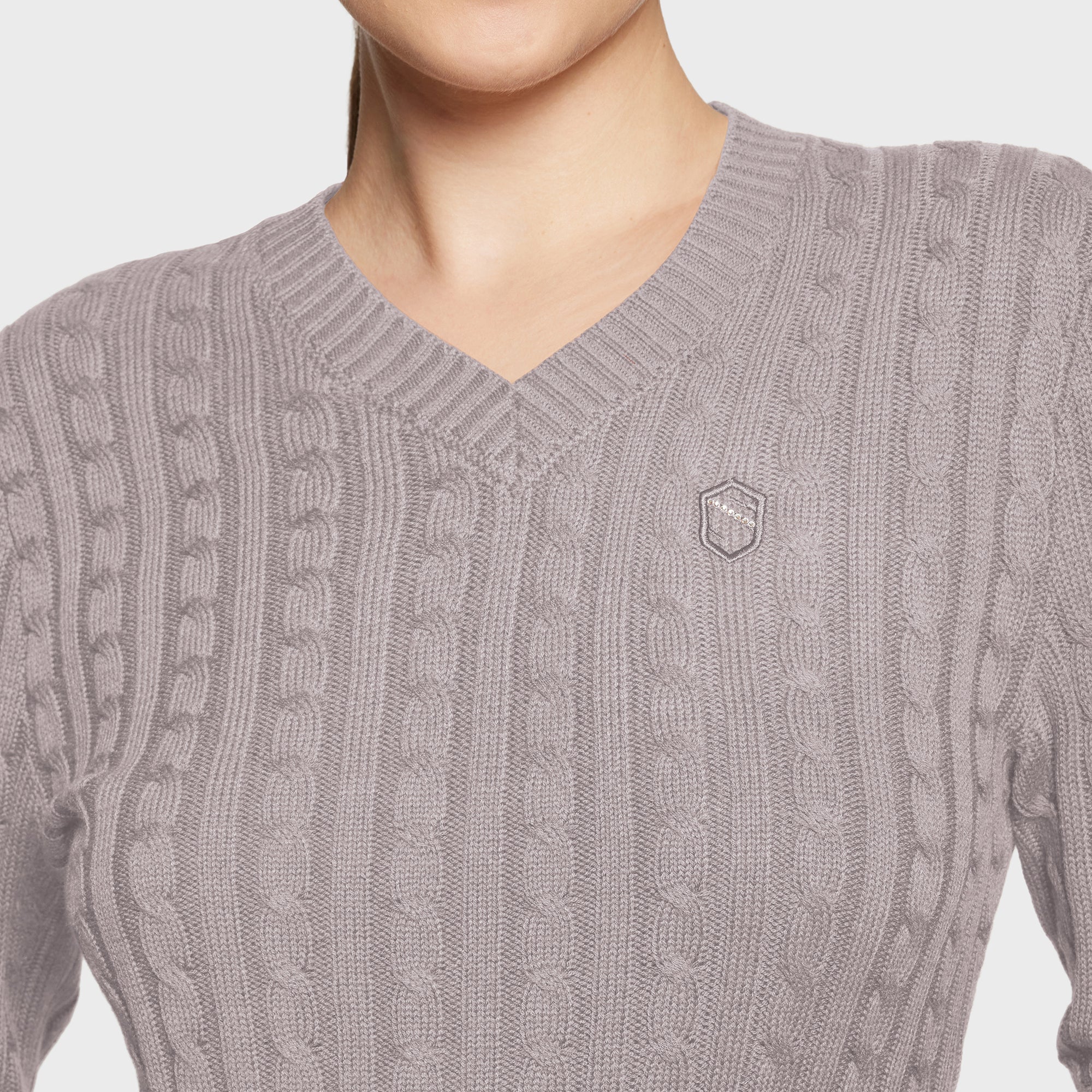 Samshield® Ladies Lisa Twisted Pull Over Sweater FW25 - Cable Knit, Elegant FW25