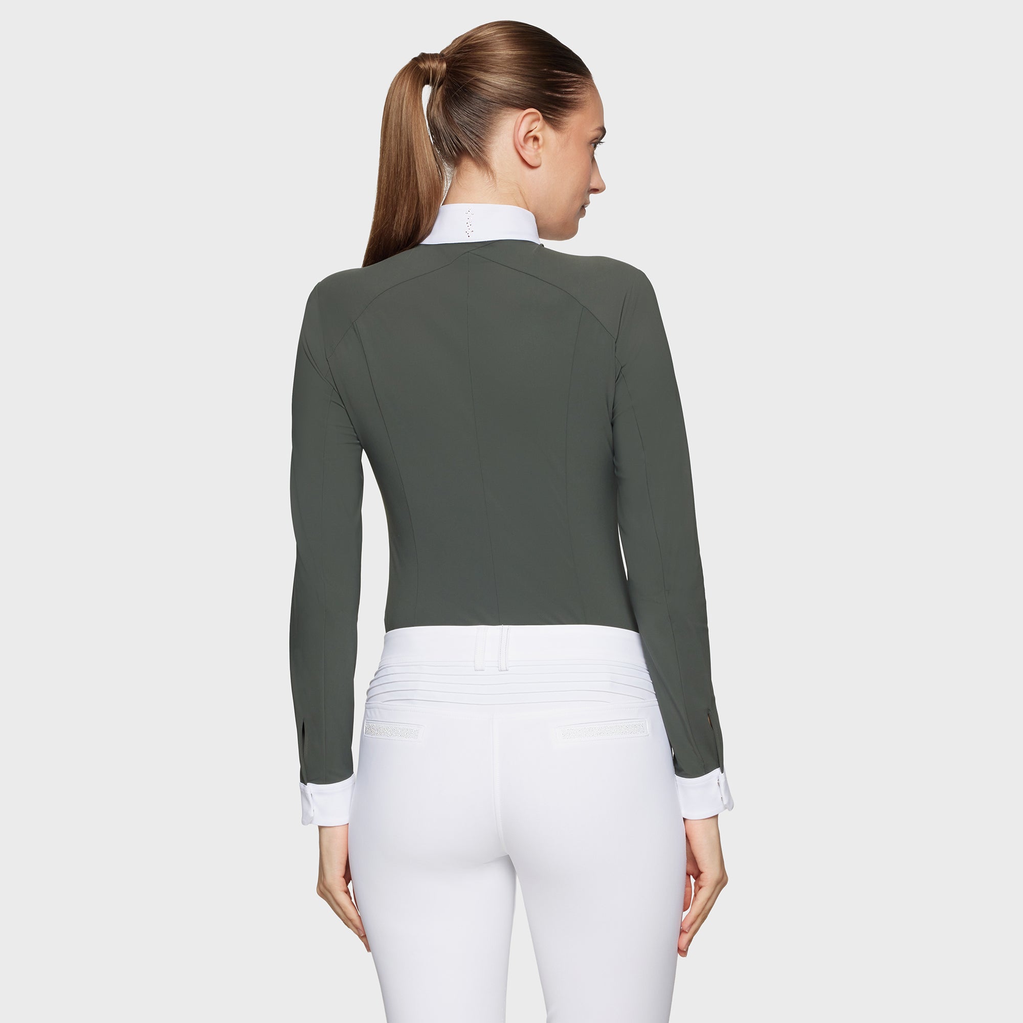Samshield® Women's Lucia Sport Two-Tone Ladies Long Sleeve Show Shirt FW25 - Two‑Tone, Technical, Elegant