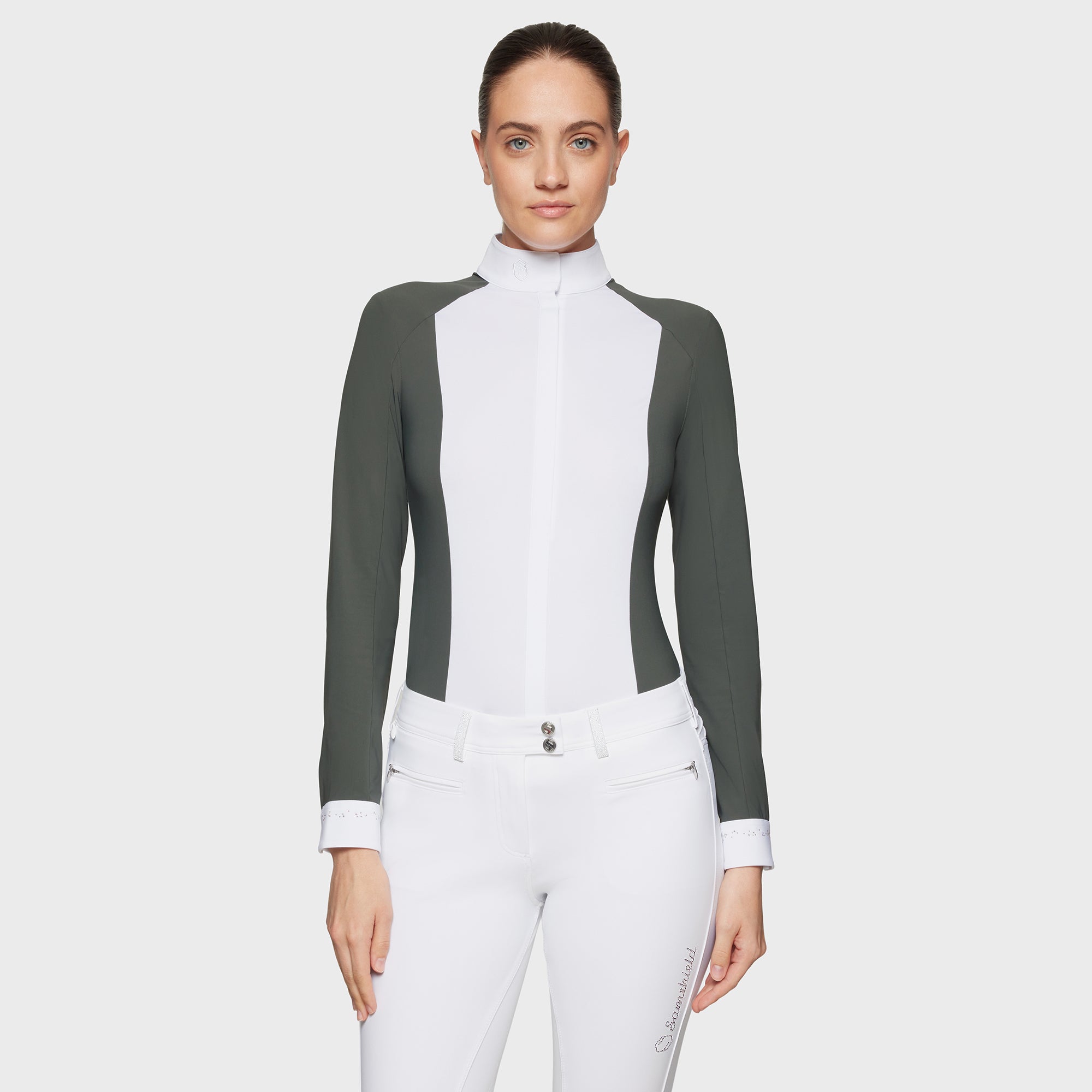 Samshield® Women's Lucia Sport Two-Tone Ladies Long Sleeve Show Shirt FW25 - Two‑Tone, Technical, Elegant