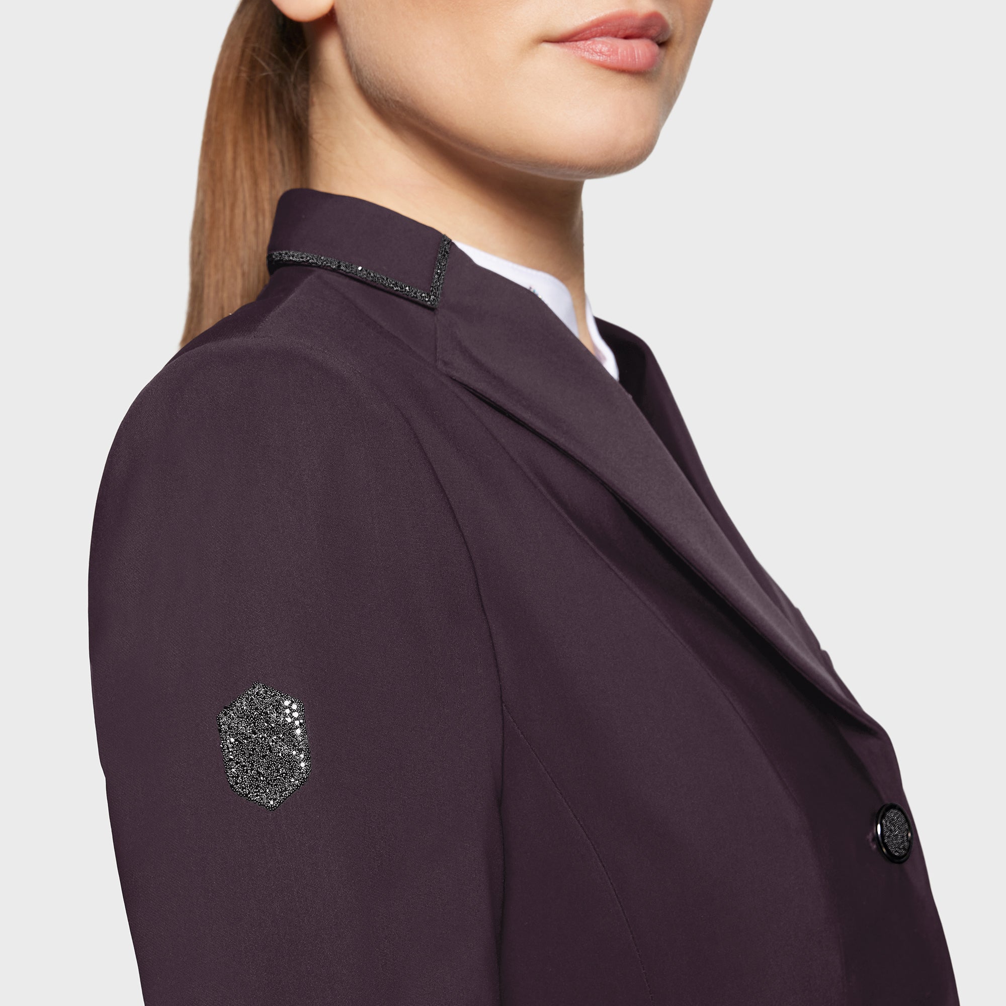 Samshield® Women's Victorine Crystal Fabric Short Front Riding Jacket FW25