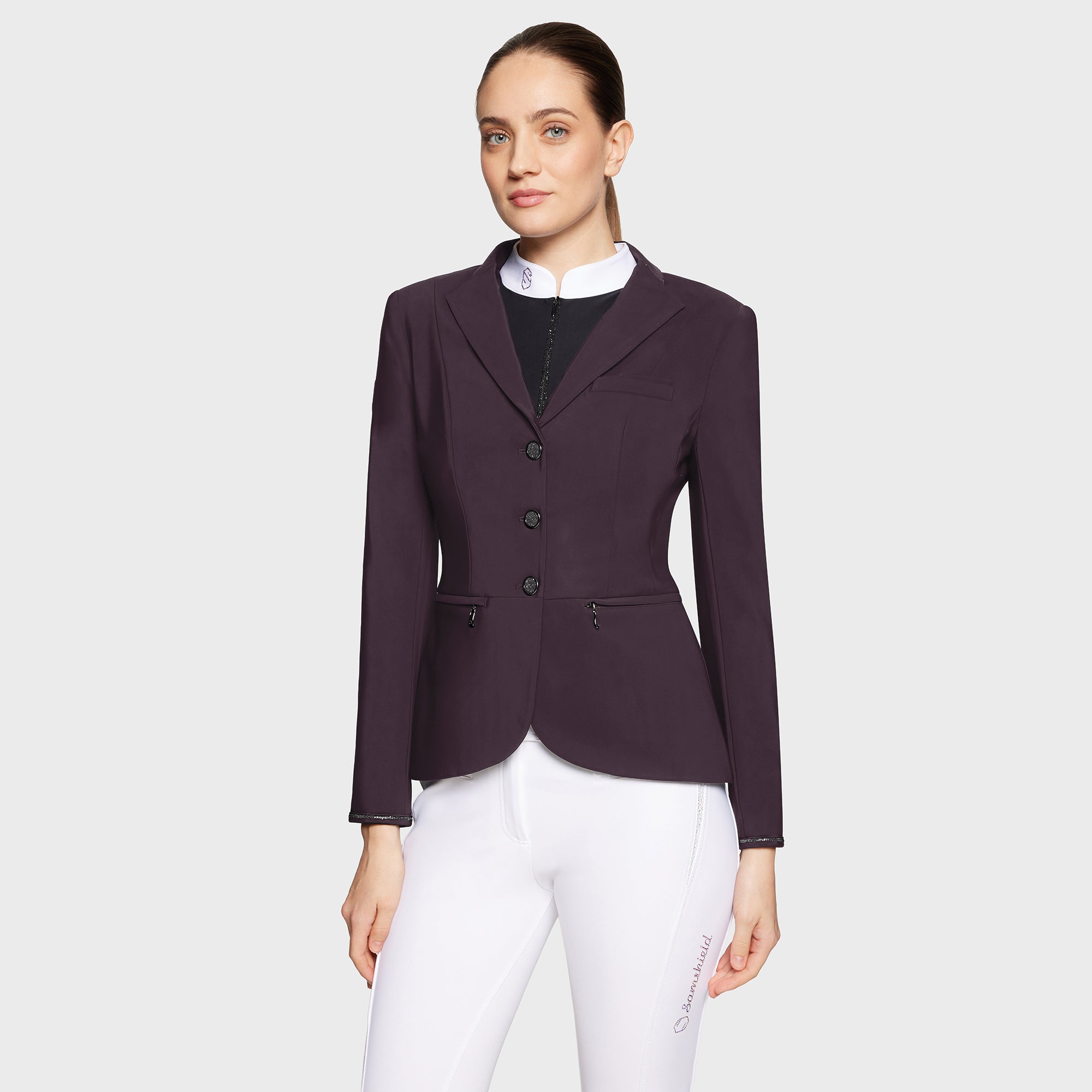 Samshield® Women's Victorine Crystal Fabric Short Front Riding Jacket FW25