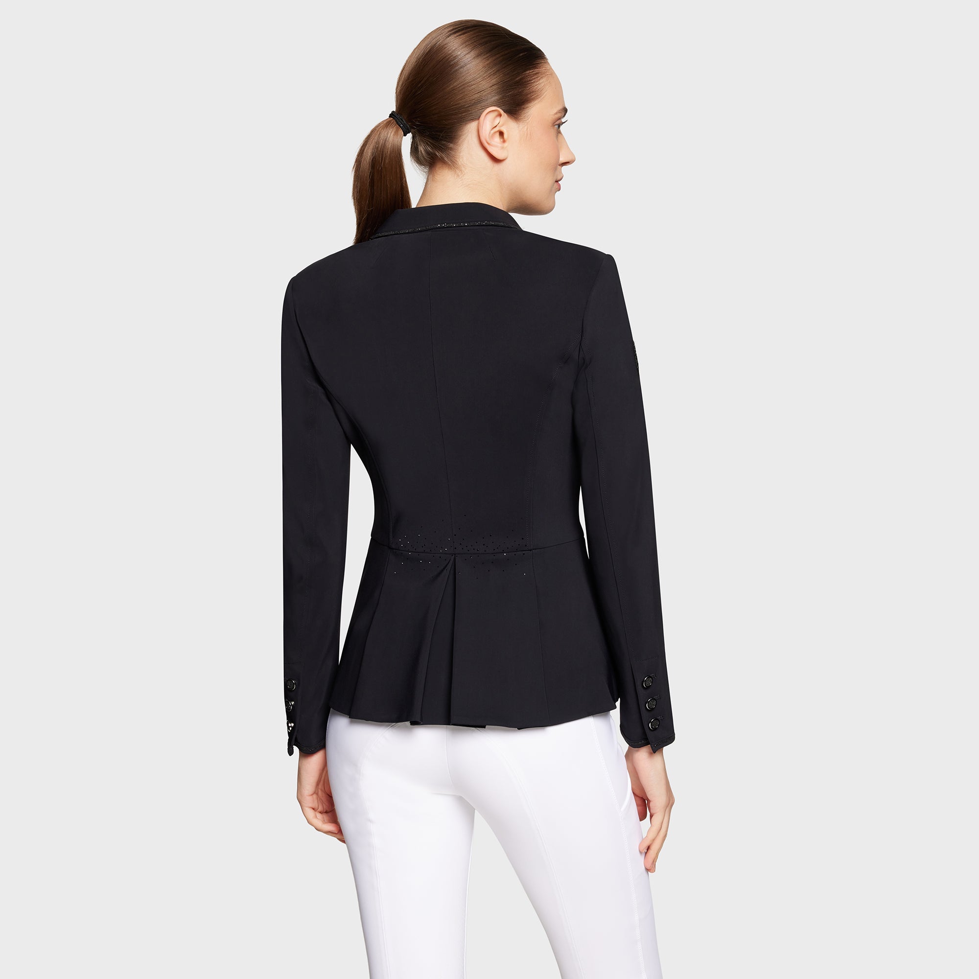 Samshield® Women's Victorine Crystal Fabric Short Front Riding Jacket FW25