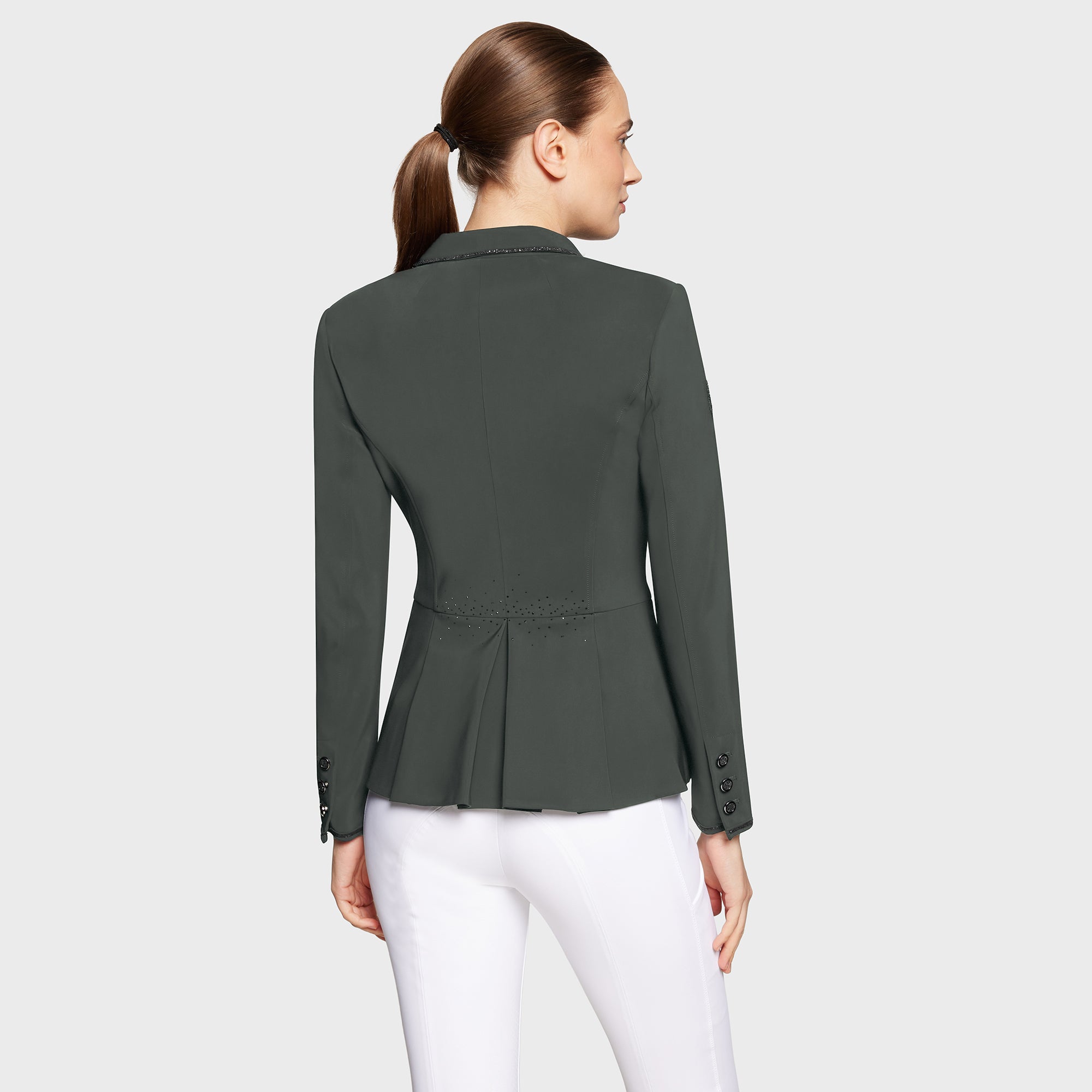 Samshield® Women's Victorine Crystal Fabric Short Front Riding Jacket FW25