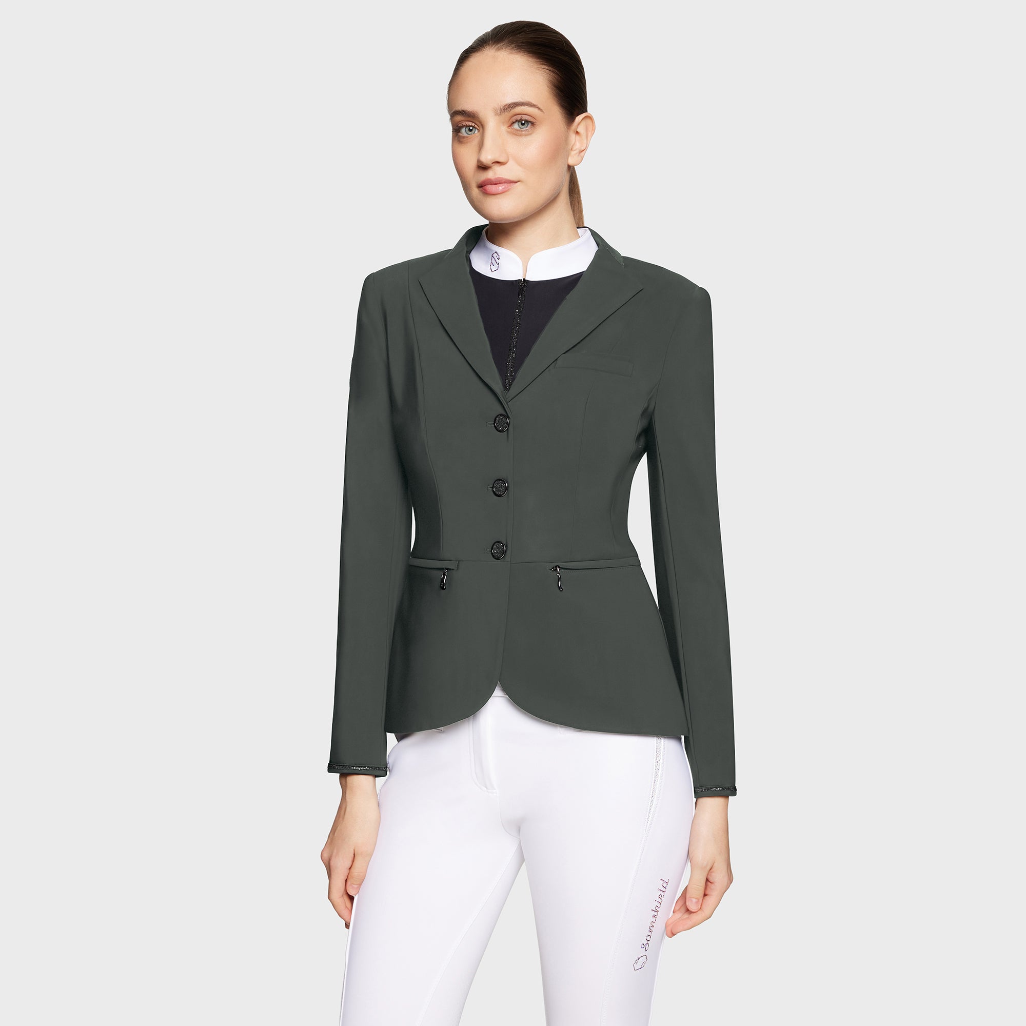Samshield® Women's Victorine Crystal Fabric Short Front Riding Jacket FW25