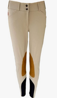 Load image into Gallery viewer, The Tailored Sportsman Ladies Mid Rise Front Zip Boot Sock Trophy Hunter Breeches
