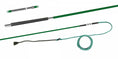 Load image into Gallery viewer, Lunge Whip 2-Piece w Screw Fiberglass Woven Nylon 05673 Green
