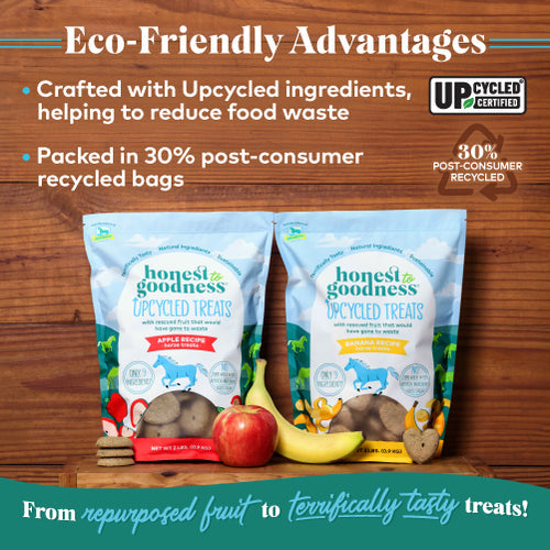 Honest to Goodness Upcycled Horse Treats - Apple - 2 lbs