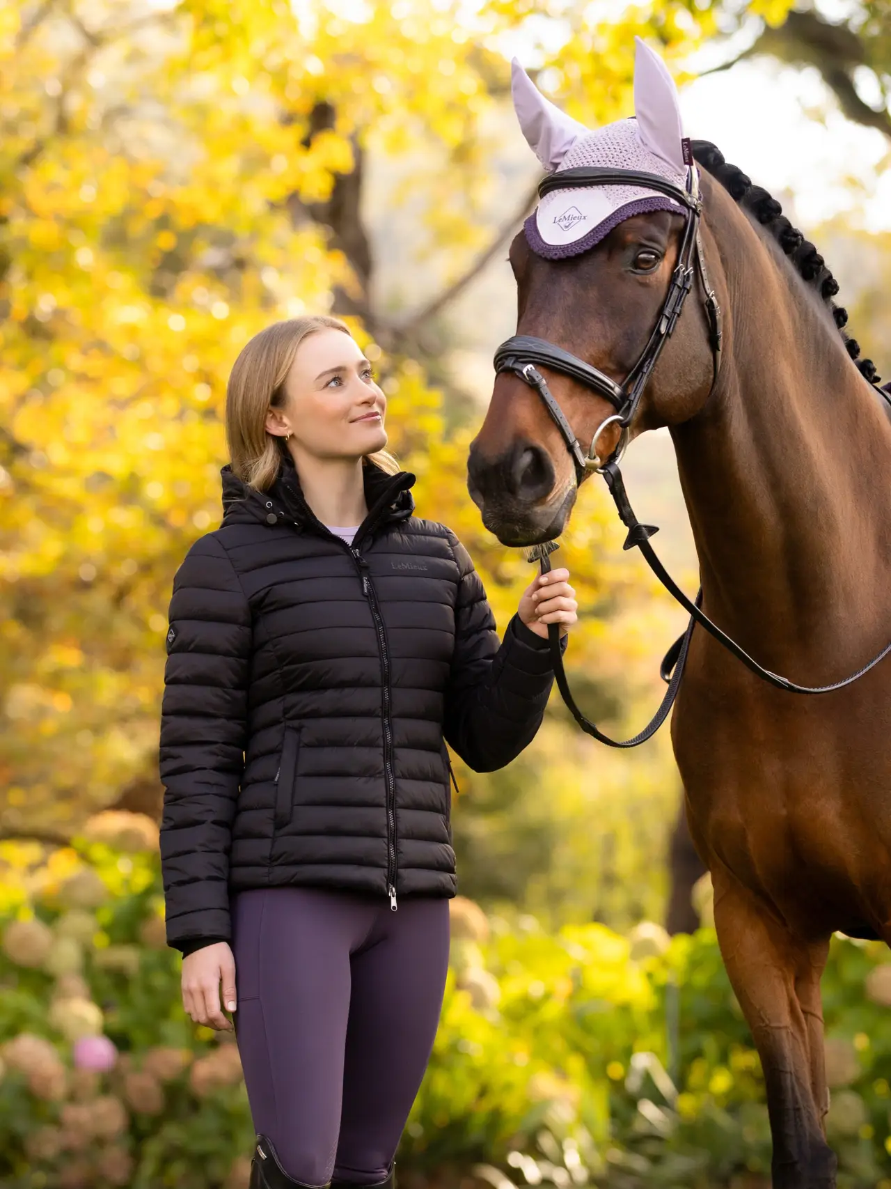 LeMieux® Rose Hooded Puffer Jacket