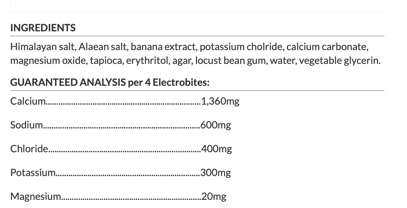 Equine Elixirs ELECTROBITES® Electrolyte Gummy