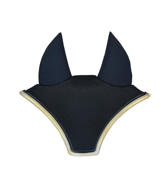 Equifit Custom Silent Ear Bonnet - Double Trim Gold