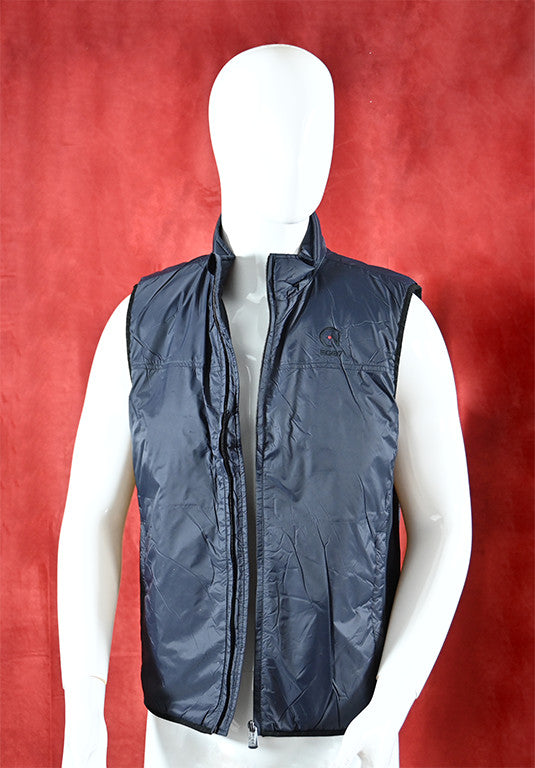 Ego7 Mens Toty Vest Navy Blue Front Open copy