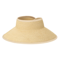 Load image into Gallery viewer, San Deigo Hat Company Shimmer - Ultrabraid Mini Roll Up Visor W/ Gold Lurex
