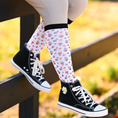 Load image into Gallery viewer, Dreamers & Schemers HOLIDAY BIRTHDAY Pair & A Spare Boot Socks
