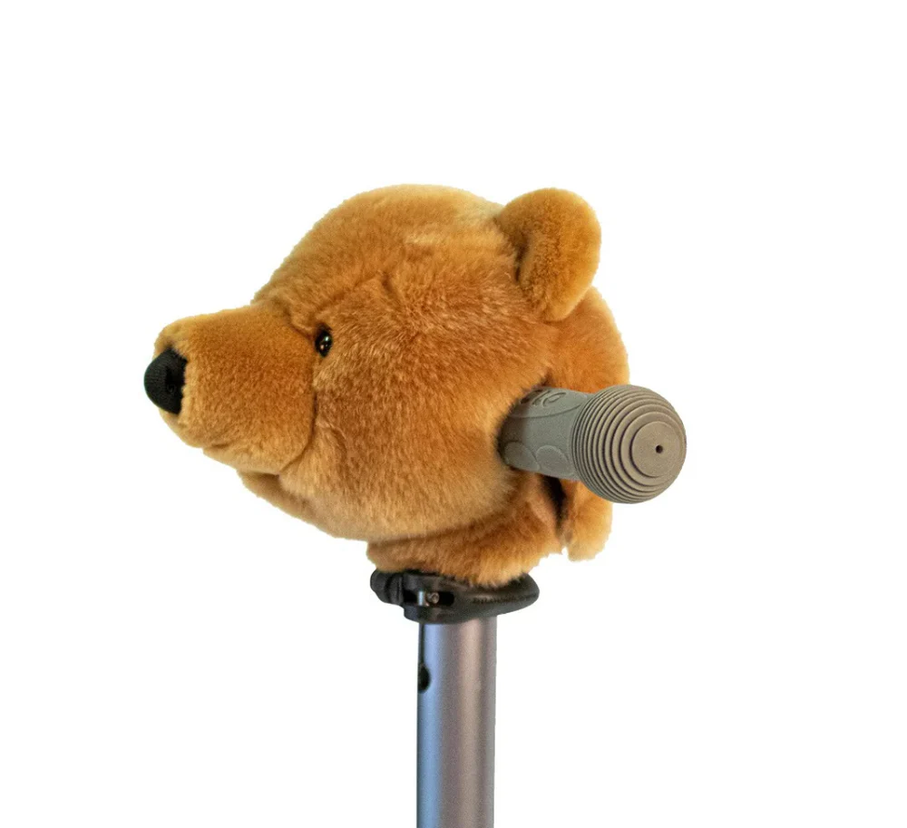Brown Bear Scooter Head - Wild & Soft
