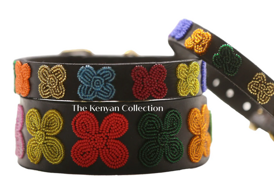 The Kenyan Collection Flower Power Wide Width Belt