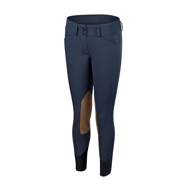 RJ Classics Girls Avery Euro Seat Knee Patch  Breech