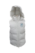 Load image into Gallery viewer, HITS Women's Puffer Vest Birch (Off White)-Front
