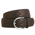 Load image into Gallery viewer, The Tailored Sportsman Quilted C Leather Belt
