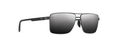 Load image into Gallery viewer, Maui Jim PIHA Shiny Gunmetal with Black Dual Mirror Silver to Black Lens Polarized Sunglasses
