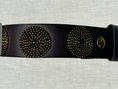 Load image into Gallery viewer, The Kenyan Collection Gold Disc Belt Wide Width
