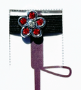 Load image into Gallery viewer, Rhinestone Flower Crop Charm
