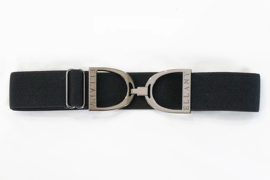 Ellany Elastic Belts 2024 Collection Gunmetal  Sitrrup 1.5"