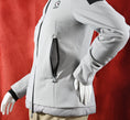 Load image into Gallery viewer, Ego7 Womens Galy Lux Jacket Ice Grey Side Pocket copy
