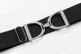 Load image into Gallery viewer, Stirrup Buckle 1.5 BLACK Silver
