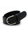 Load image into Gallery viewer, The Tailored Sportsman Quilted C Leather Belt
