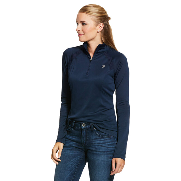 ARIAT Women's Sunstopper 2.0 1/4 Zip LS Baselayer