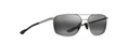 Load image into Gallery viewer, Maui Jim PU‘U KUKUI Silver-Neutral Grey Lens Polarized Rectangular Sunglasses
