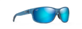 Load image into Gallery viewer, Maui Jim KAIWI CHANNEL Blue Black Stripe-Blue Hawaii Lens Polarized Wrap Sunglasses
