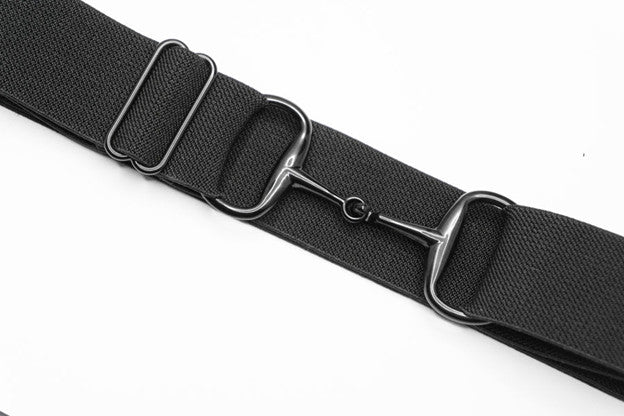 Snaffle Bit Buckle 1.5 BLACK Black