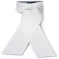 Load image into Gallery viewer, RJ Classics Camden Pre-Tied Stock Tie White Cotton Blend
