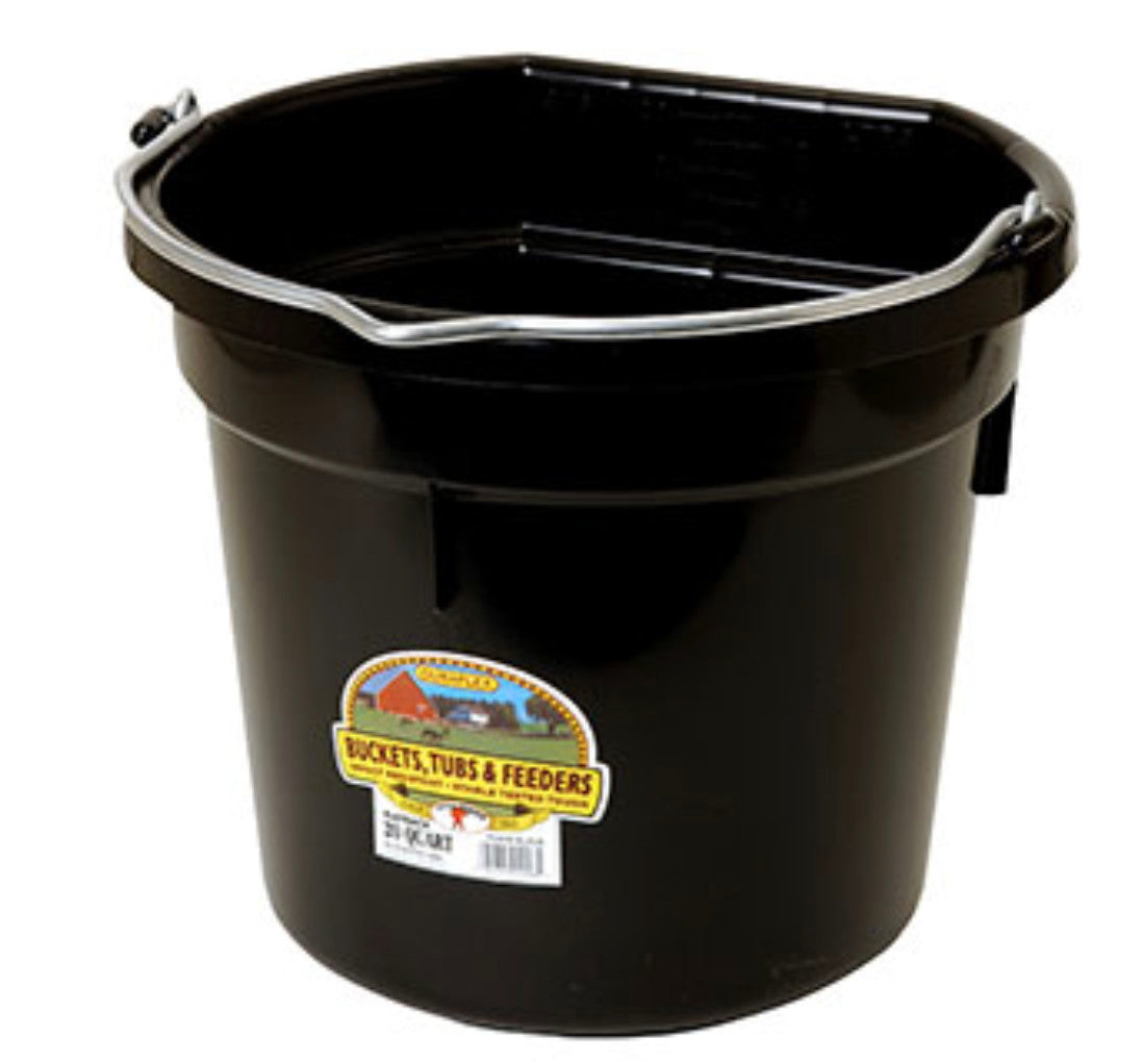 Flat Back Plastic Bucket 20QT