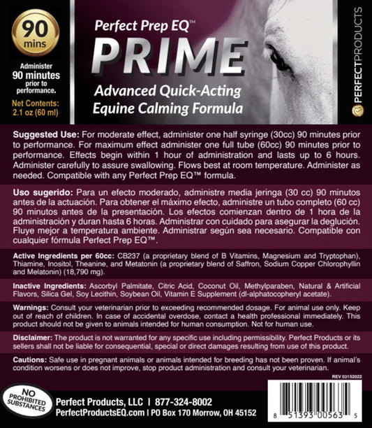 Perfect Prep EQ Prime Calming Paste 60cc