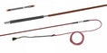 Load image into Gallery viewer, Lunge Whip 2-Piece w Screw Fiberglass Woven Nylon 05673 Burgundy
